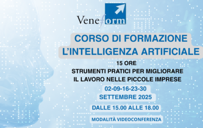 CORSO DI FORMAZIONE – L’INTELLIGENZA ARTIFICIALE
