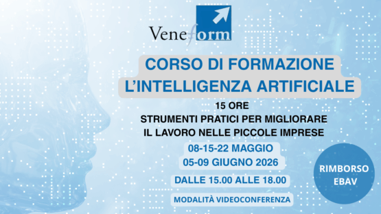 CORSO DI FORMAZIONE – L’INTELLIGENZA ARTIFICIALE