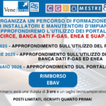 SEMINARI FORMATIVI 2025-2026: SPECIALE PORTALI DEGLI IMPIANTI TERMICI